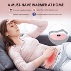 Digital Menstrual Cramp Relief Heating Belt with Vibration | 3 Heat Levels & 4 Massage Modes