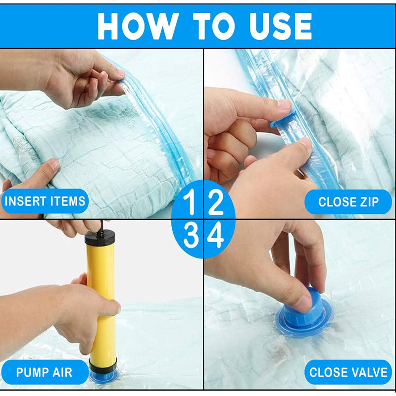Premium Space Saving Vacuum Storage Compression Bags