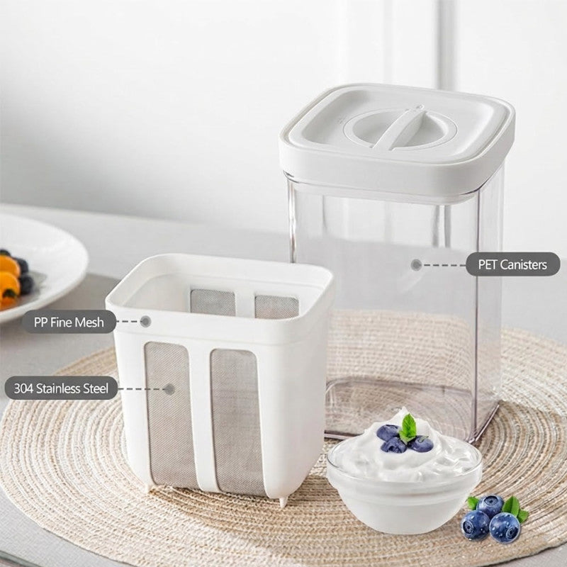 Multifuctional Yogurt Filter with Fine Mesh Strainer (1100ml)