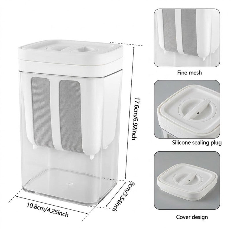 Multifuctional Yogurt Filter with Fine Mesh Strainer (1100ml)