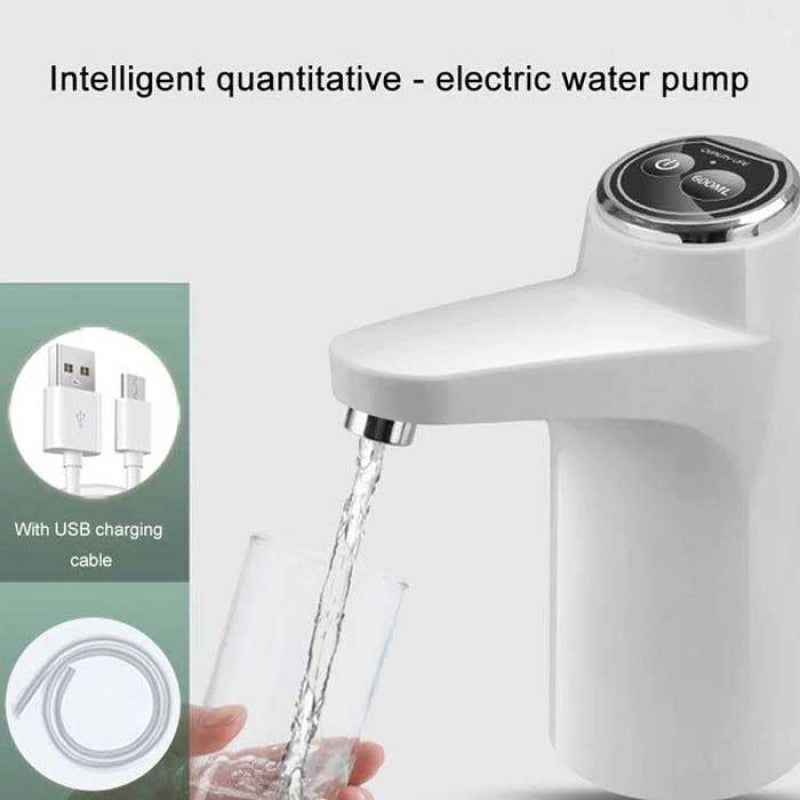 Water Bottle Pump - USB Charging Automatic Drinking Water Pump Portable Electric Water Dispenser Water Bottle Switch