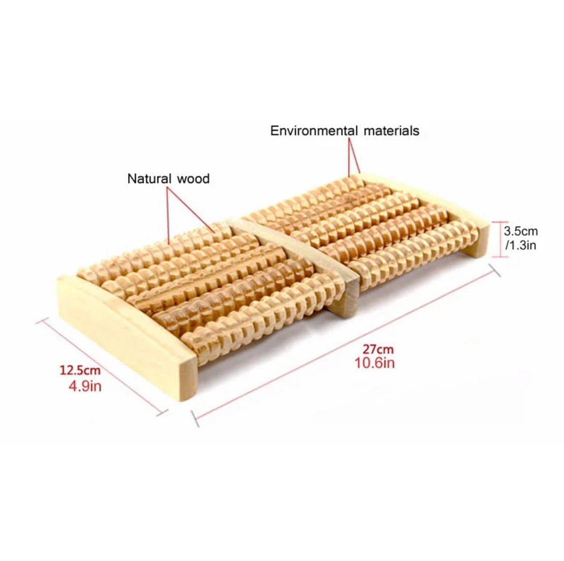 Wooden Foot Roller Massager - Picksero