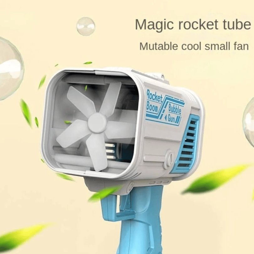 Automatic Bubble Gun Machine – Electric Bubble Blaster Toy with Multiple Holes, Portable Bubble Maker for Kids Outdoor Fun
