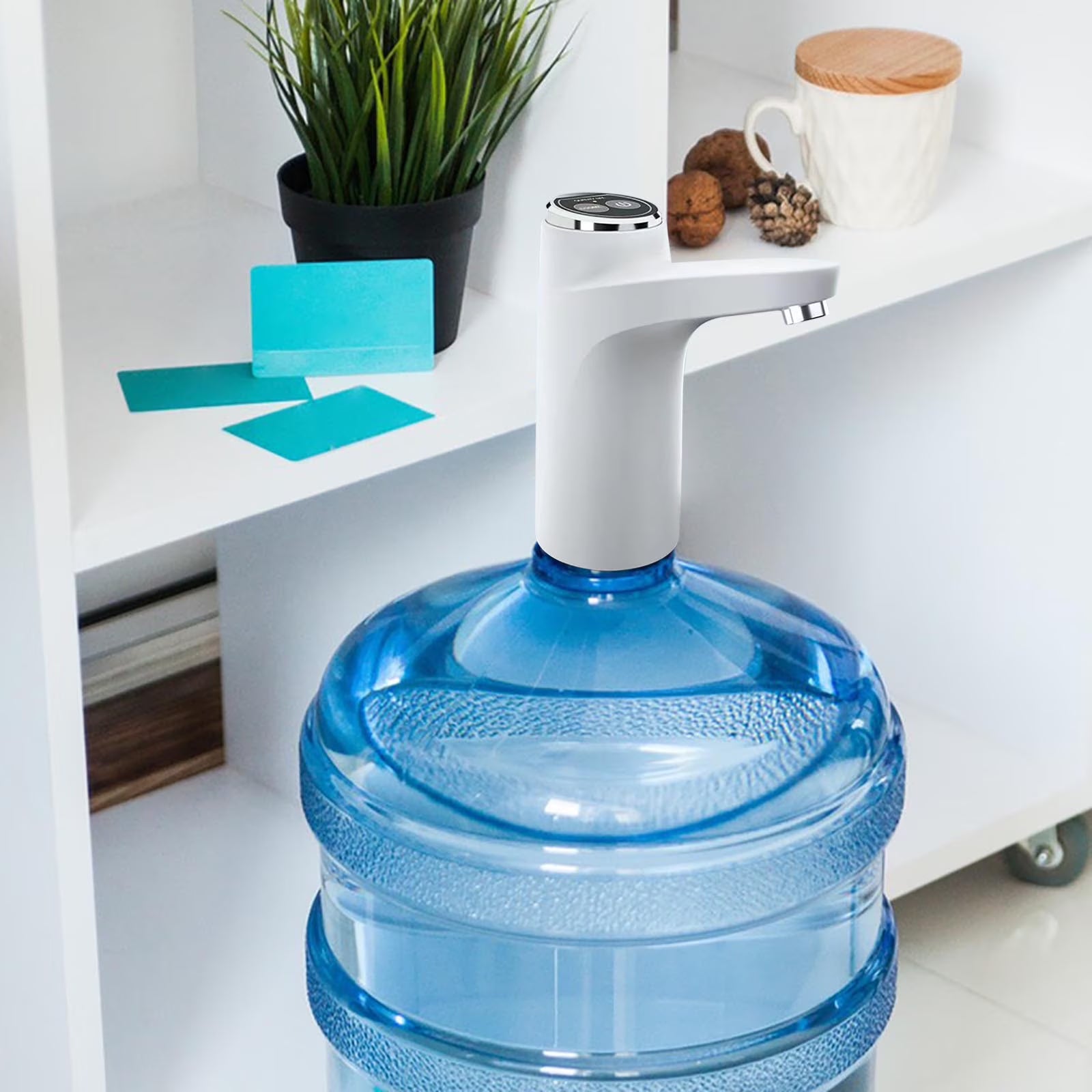 Water Bottle Pump - USB Charging Automatic Drinking Water Pump Portable Electric Water Dispenser Water Bottle Switch