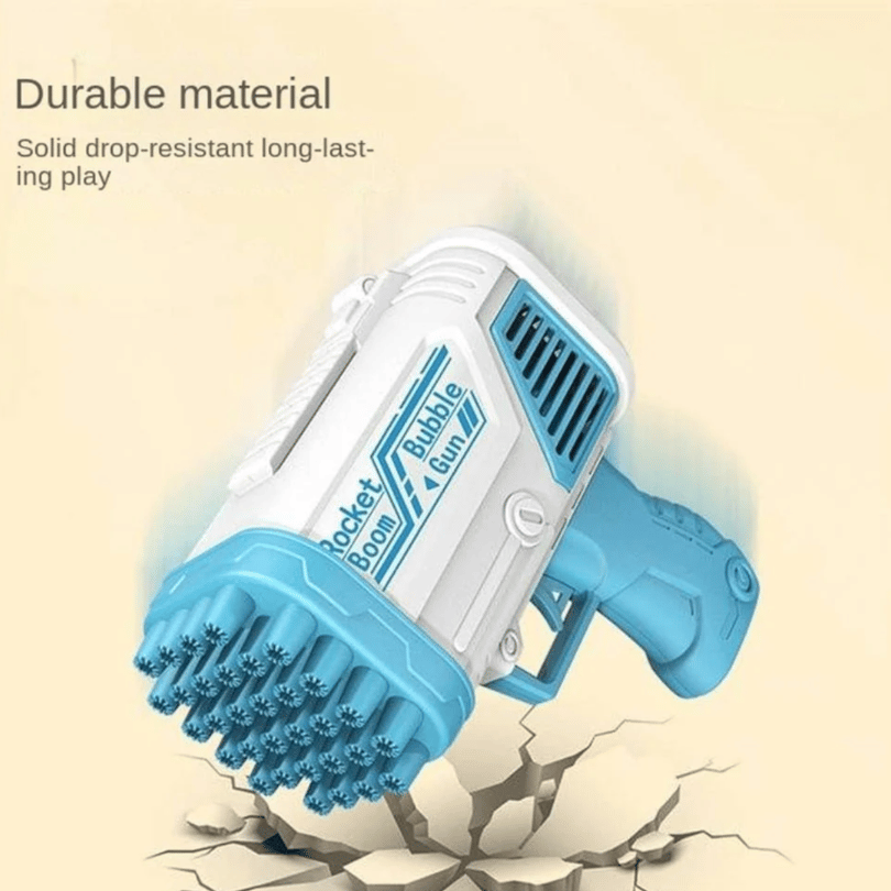 Automatic Bubble Gun Machine – Electric Bubble Blaster Toy with Multiple Holes, Portable Bubble Maker for Kids Outdoor Fun