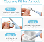7 in 1 Computer Keyboard Cleaner Brush Kit Earphone Cleaning Pen For Headset Keyboard Cleaning Tools Cleaner Keycap Puller Kit Portable Multifunction