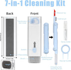 7 in 1 Computer Keyboard Cleaner Brush Kit Earphone Cleaning Pen For Headset Keyboard Cleaning Tools Cleaner Keycap Puller Kit Portable Multifunction