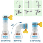 360° Rotating Faucet Extender | Water-Saving Tap Aerator with 3 Spray Modes for Kitchen & Bathroom
