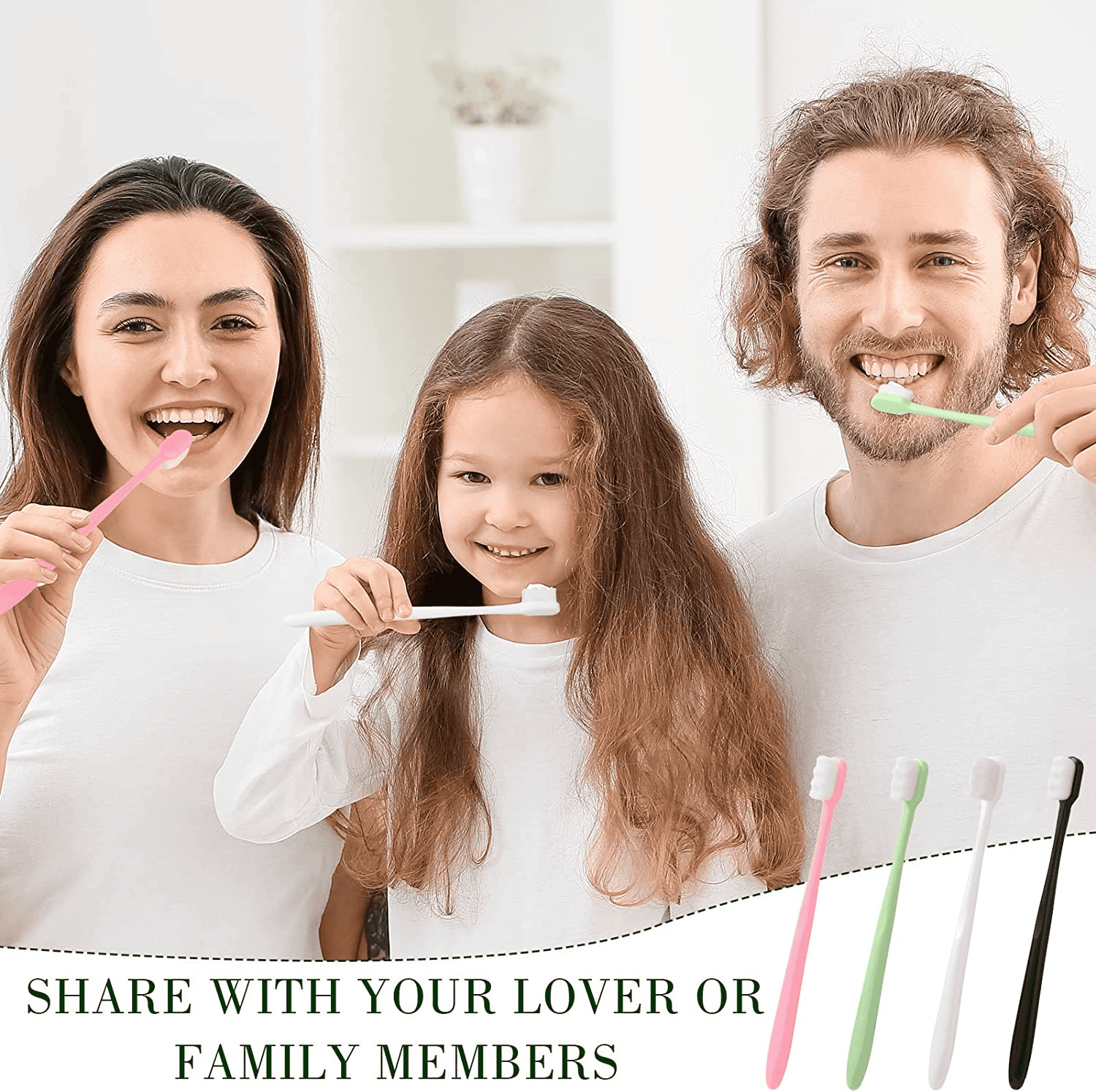 Nano Toothbrush with Travel Case | Ultra Soft Micro-Nano Bristles | For Sensitive Gums, Adults & Kids