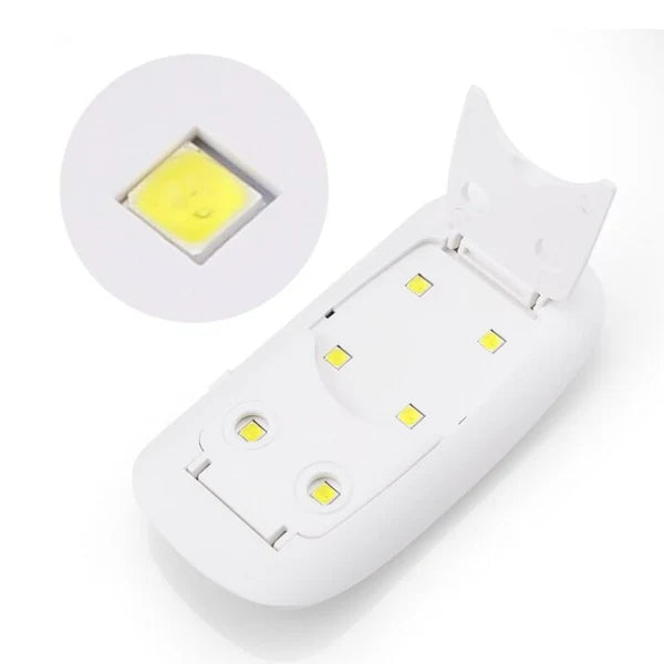 SUNmini Portable 6W Mini UV Lamp 60/120s Timer UV Resin 6 LED Curing Light USB Charge for Resin Art | Nail Art