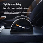 Car Ashtray Cup with Lid, Windproof Smokeless Design - Universal Fit