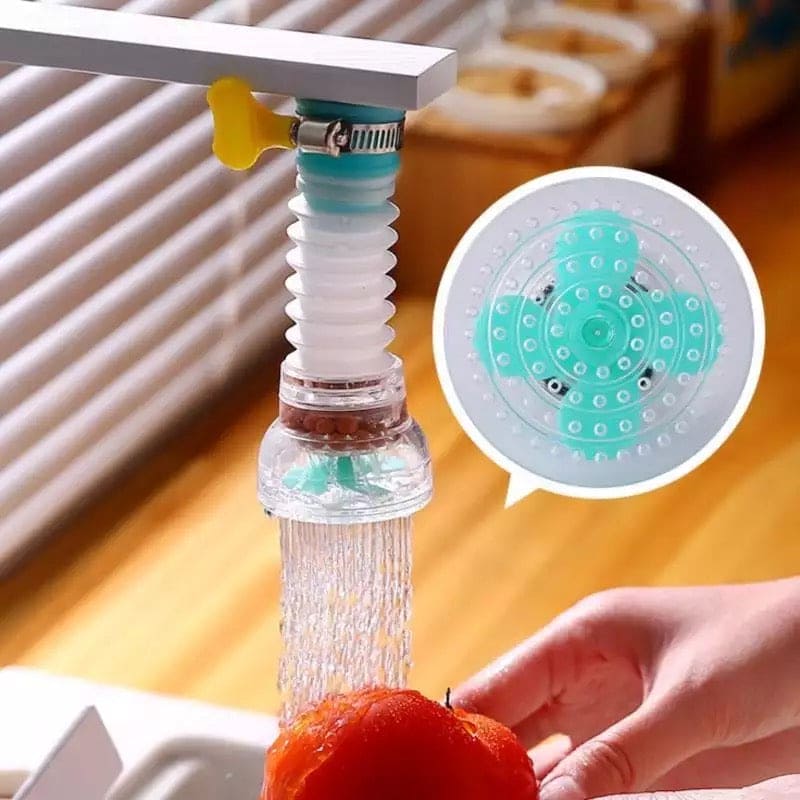 360° Rotating Faucet Extender | Water-Saving Tap Aerator with 3 Spray Modes for Kitchen & Bathroom