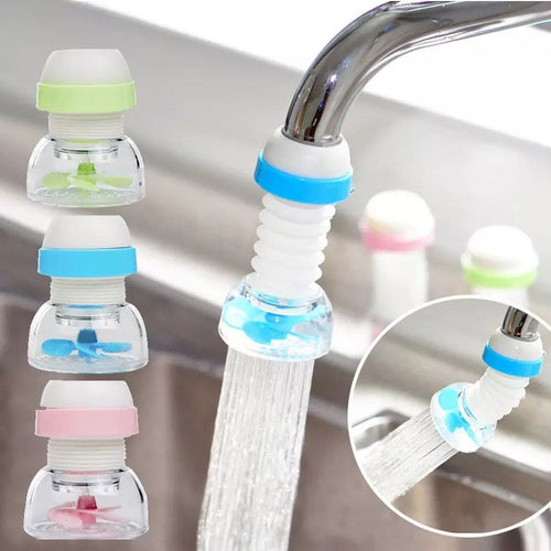 360° Rotating Faucet Extender | Water-Saving Tap Aerator with 3 Spray Modes for Kitchen & Bathroom