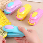 Portable Mini Sealing Household Machine - Handheld Heat Bag Sealer - Mini Heat Bag Sealer Sealing Machine Hand Pressure Heat Sealing Machine for Airtight Food Storage Saver