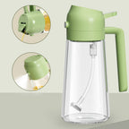 2 in 1 Oil Sprayer and Dispenser Bottle - 400ml