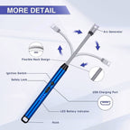 Kitchen Lighter USB Rechargeable Lighter - Safety with no flame Windproof